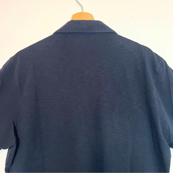 Theory Men's Black Polo Shirt Cotton Blend Size XL - Picture 10 of 13